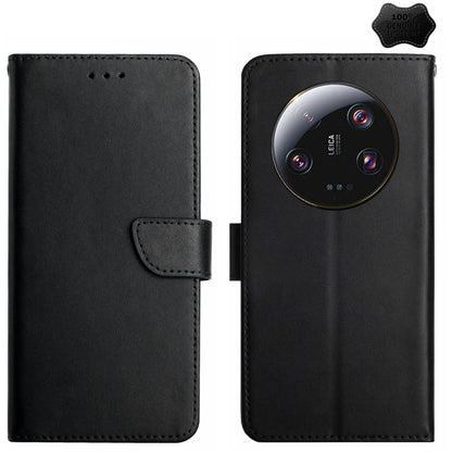 Genuine Leather Fingerprint-proof Flip Phone Case