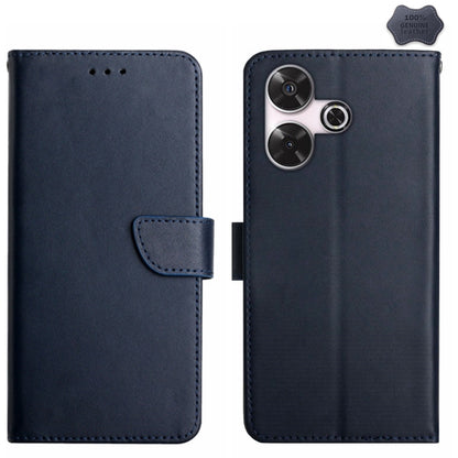 Genuine Leather Fingerprint-proof Flip Phone Case