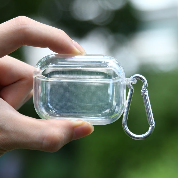 Transparent TPU Soft Earphone Protective Case with Hook