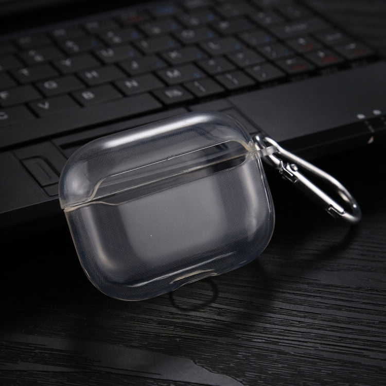 Transparent TPU Soft Earphone Protective Case with Hook