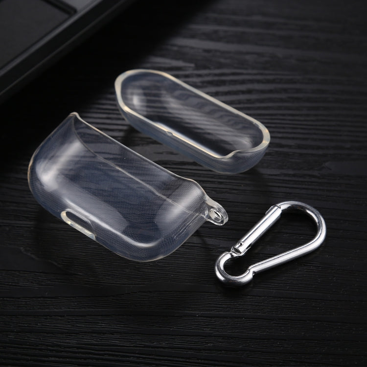 Transparent TPU Soft Earphone Protective Case with Hook