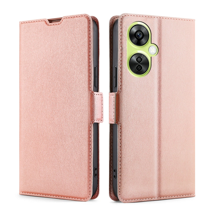 Ultra-thin Voltage Side Buckle Horizontal Flip Leather Phone Case