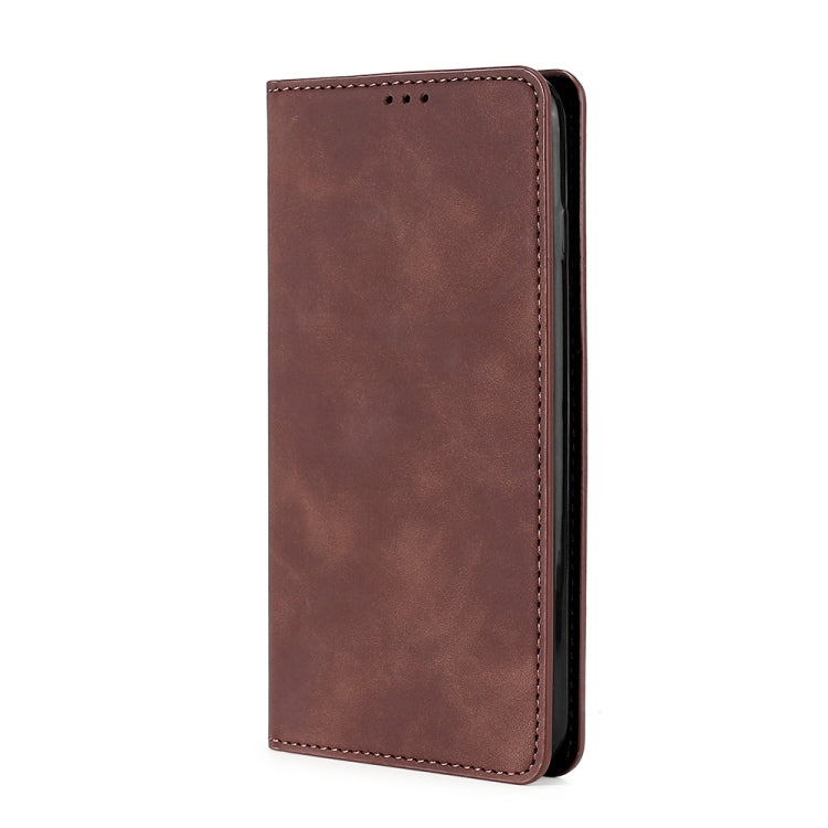 Skin Feel Magnetic Leather Phone Case