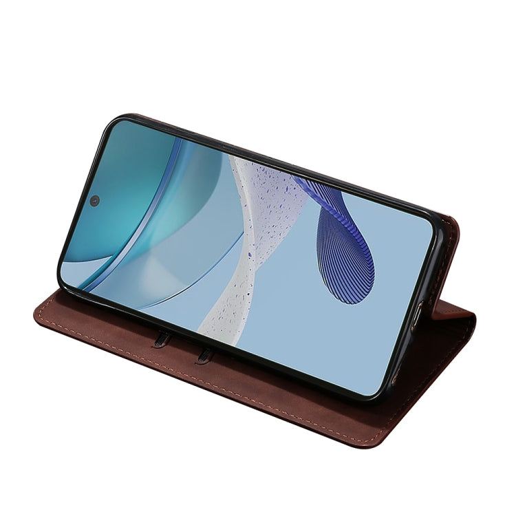 Skin Feel Magnetic Leather Phone Case