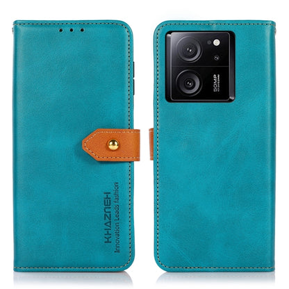 KHAZNEH Cowhide Texture Flip Leather Phone Case