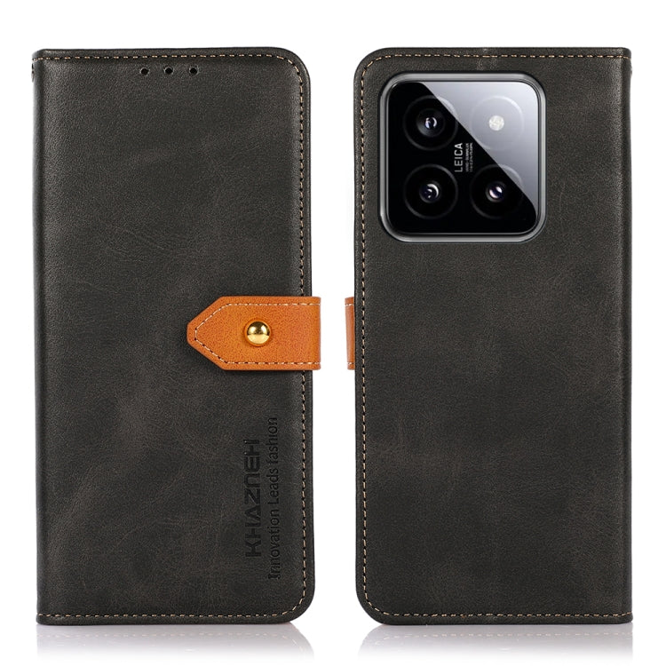 KHAZNEH Cowhide Texture Flip Leather Phone Case, Series 2