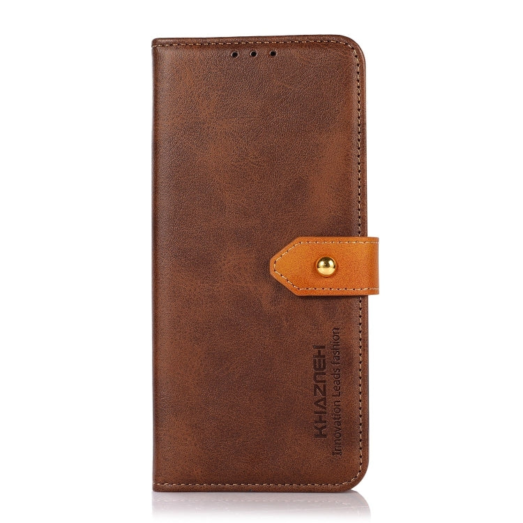 KHAZNEH Cowhide Texture Flip Leather Phone Case, Series 1