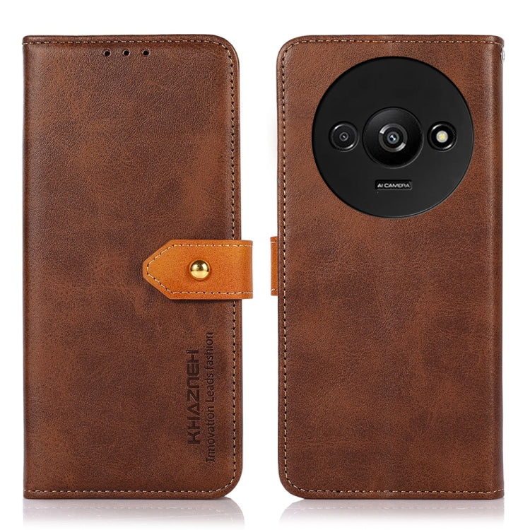 KHAZNEH Cowhide Texture Flip Leather Phone Case, Series 3