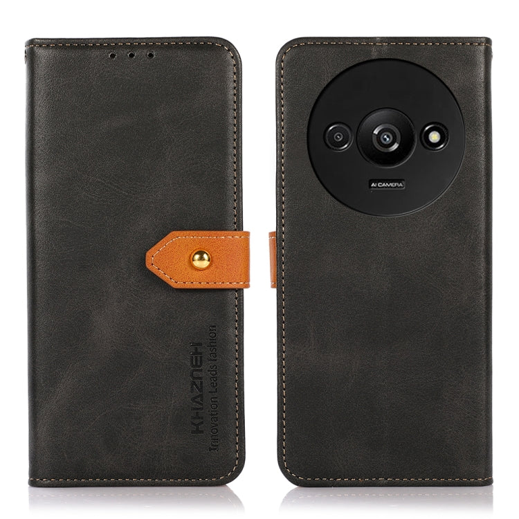 KHAZNEH Cowhide Texture Flip Leather Phone Case, Series 3