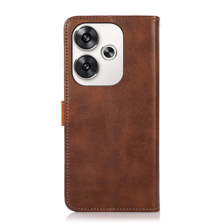 KHAZNEH Cowhide Texture Flip Leather Phone Case, Series 3