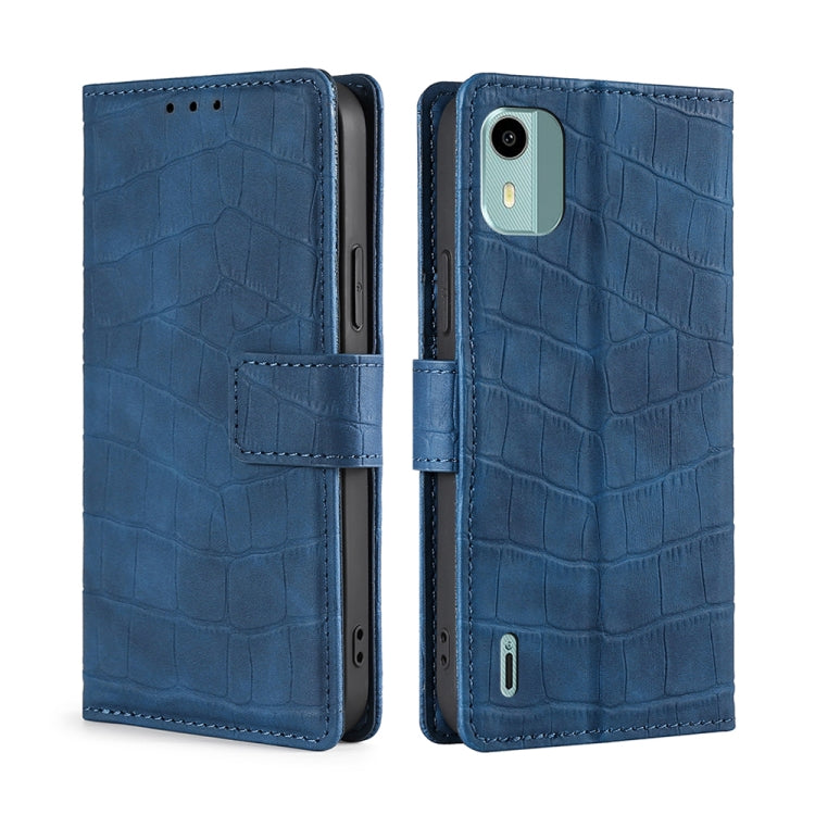 Skin Feel Crocodile Magnetic Clasp Leather Phone Case