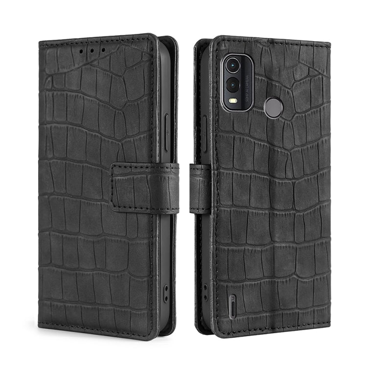 Skin Feel Crocodile Magnetic Clasp Leather Phone Case