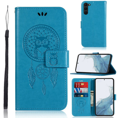 Global Wind Chime Owl Embossing Pattern Leather Phone Case