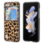 ABEEL Black Edge Leopard Phone Case, For Samsung Galaxy Z Fold5, For Samsung Galaxy Z Flip5