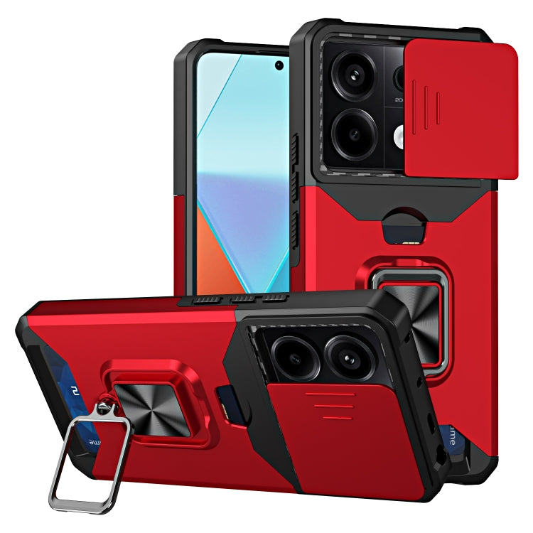 Camera Shield Card Slot PC+TPU Phone Case