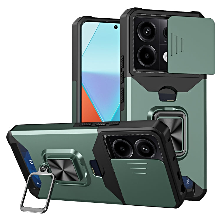 Camera Shield Card Slot PC+TPU Phone Case