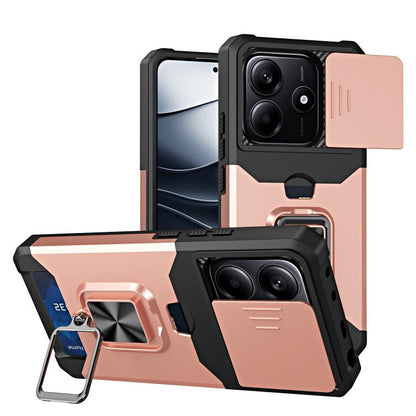 Camera Shield Card Slot PC+TPU Phone Case