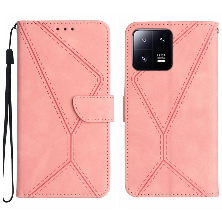 Stitching Embossed Leather Phone Case, Series 5