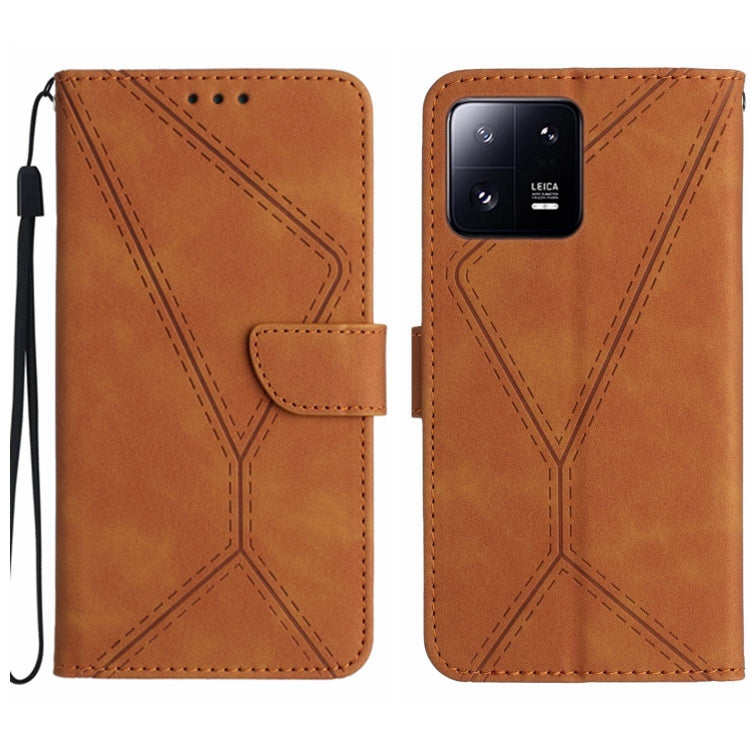 Stitching Embossed Leather Phone Case, Series 5