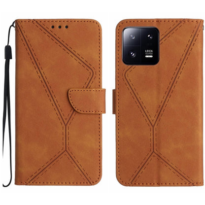 Stitching Embossed Leather Phone Case, Series 5