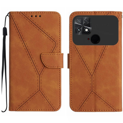 Stitching Embossed Leather Phone Case, Series 2