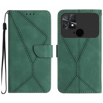 Stitching Embossed Leather Phone Case, Series 2