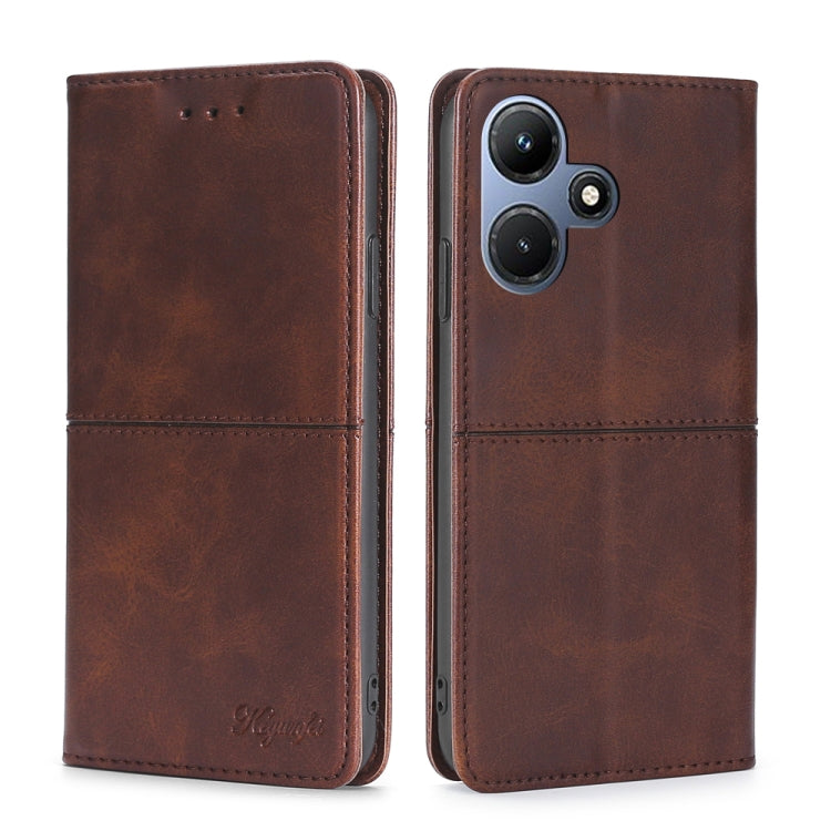 Cow Texture Magnetic Leather Phone Case