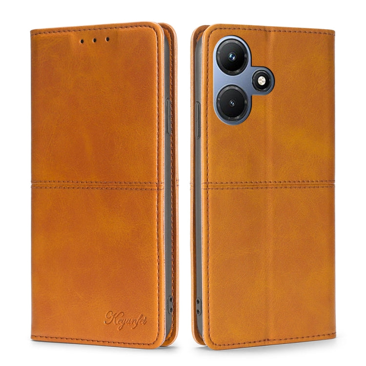 Cow Texture Magnetic Leather Phone Case