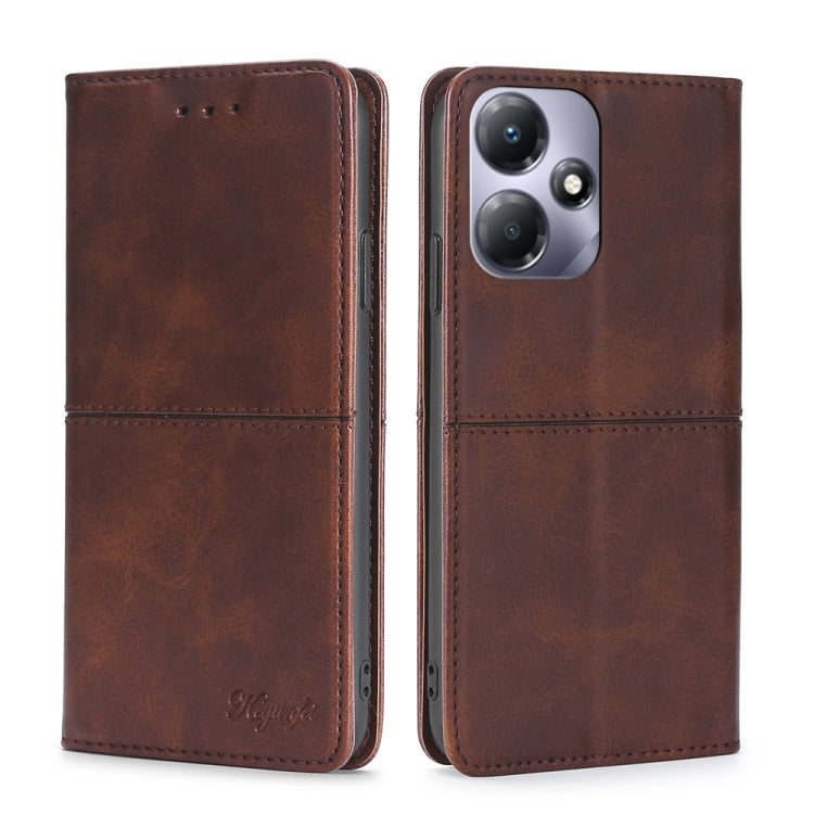 Cow Texture Magnetic Leather Phone Case