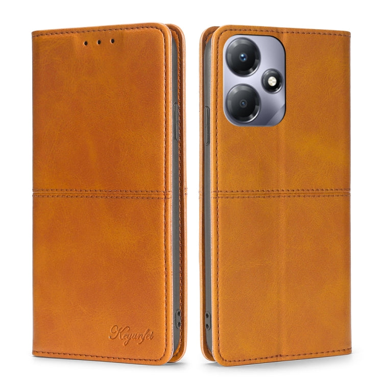 Cow Texture Magnetic Leather Phone Case