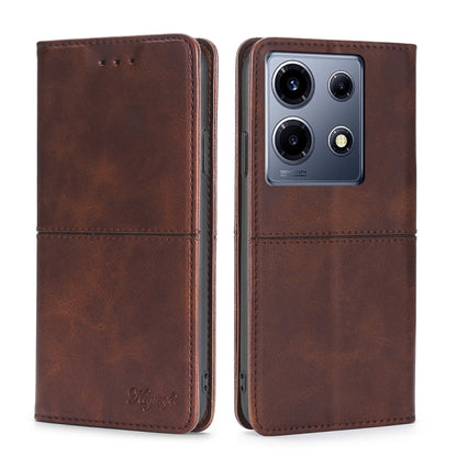 Cow Texture Magnetic Leather Phone Case