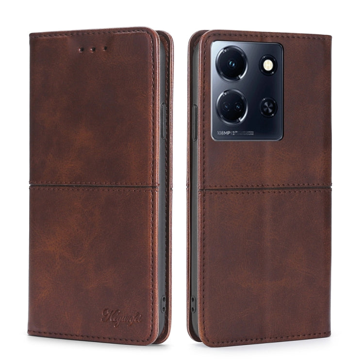 Cow Texture Magnetic Leather Phone Case