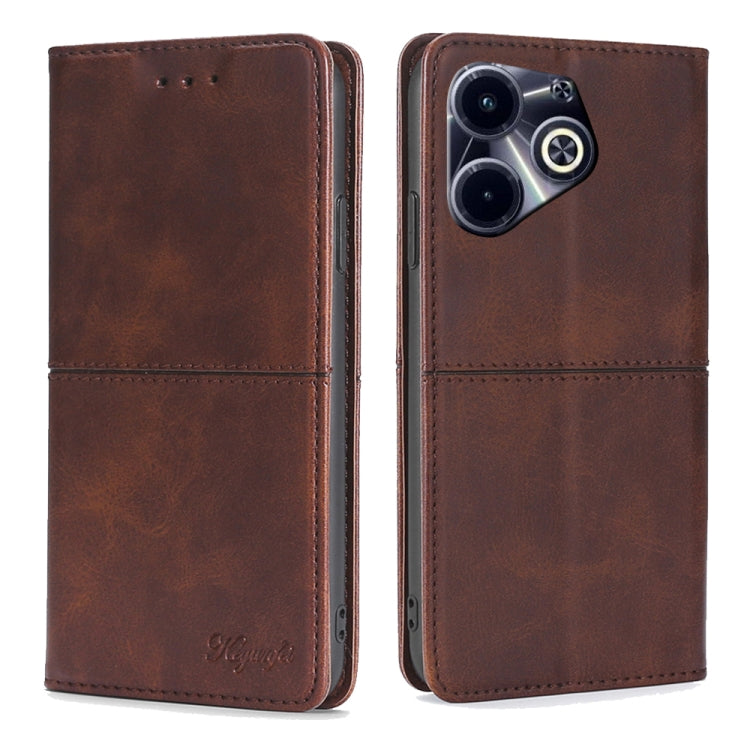 Cow Texture Magnetic Leather Phone Case