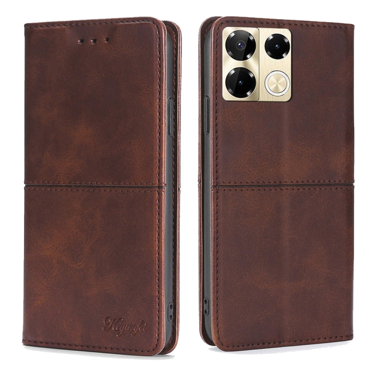 Cow Texture Magnetic Leather Phone Case