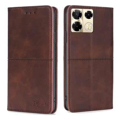 Cow Texture Magnetic Leather Phone Case