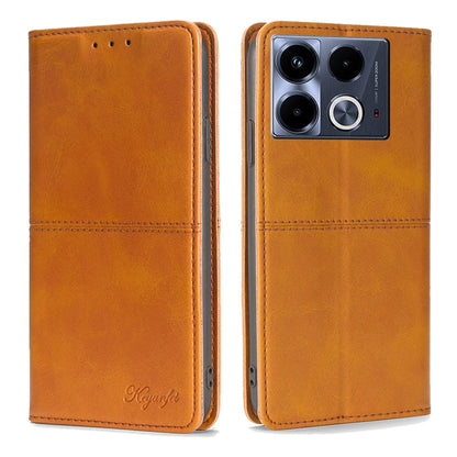 Cow Texture Magnetic Leather Phone Case, For Infinix Note 40 Pro 4G, For Infinix Note 40 Pro 5G, For Infinix Note 40 4G, For Infinix Hot 40i