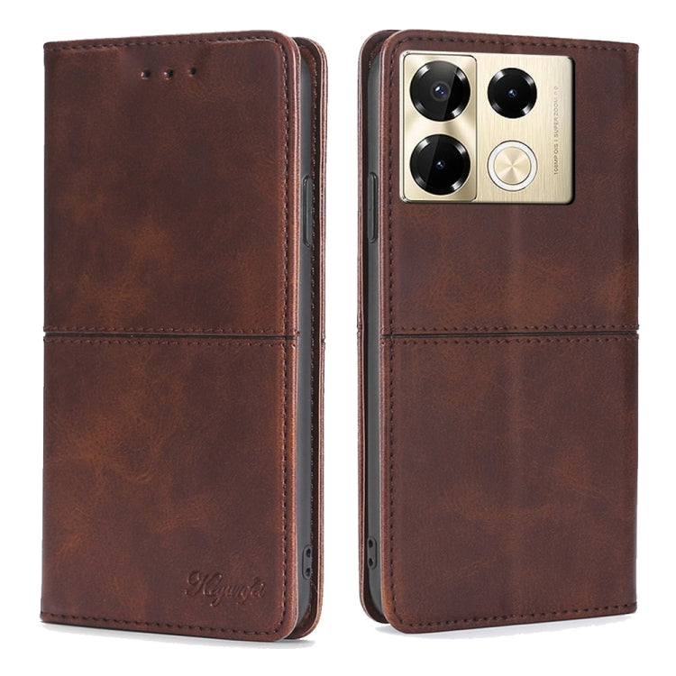 Cow Texture Magnetic Leather Phone Case