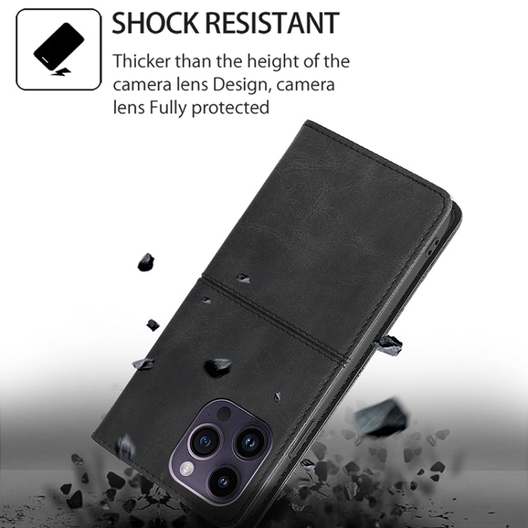 Cow Texture Magnetic Leather Phone Case