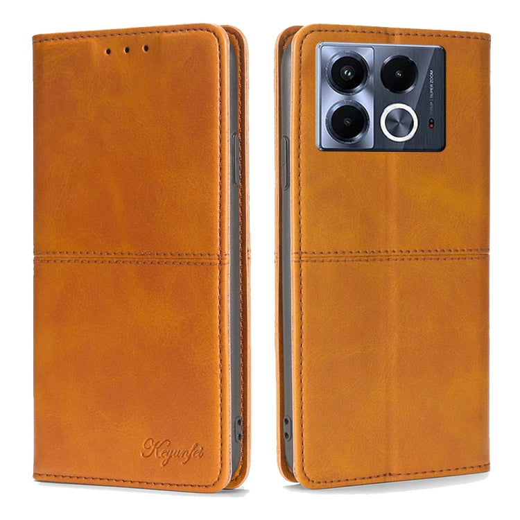 Cow Texture Magnetic Leather Phone Case