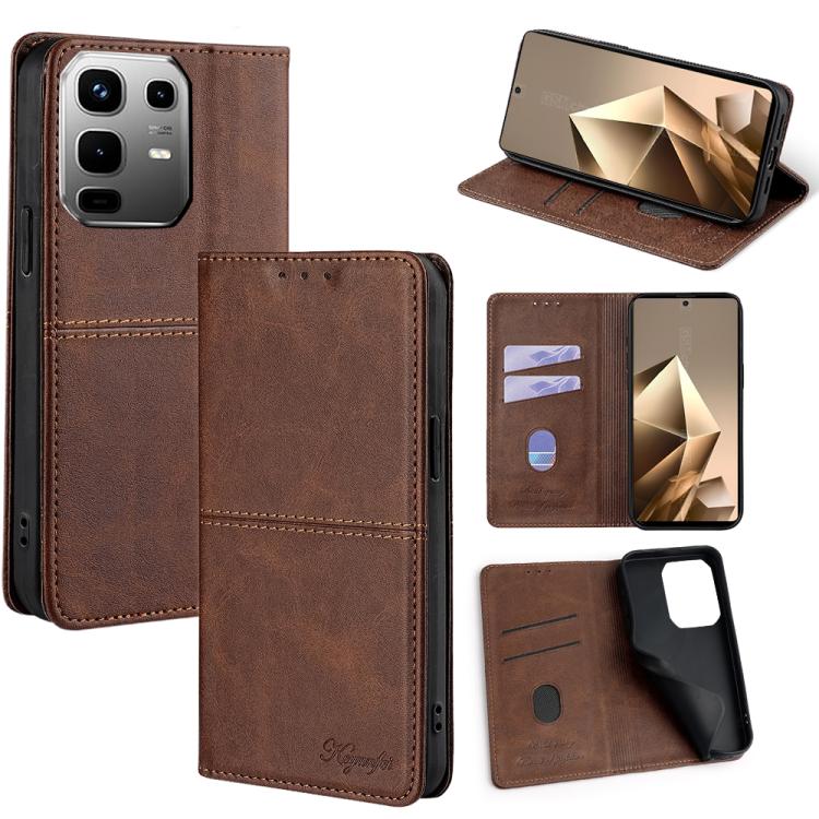 Cow Texture Magnetic Leather Phone Case