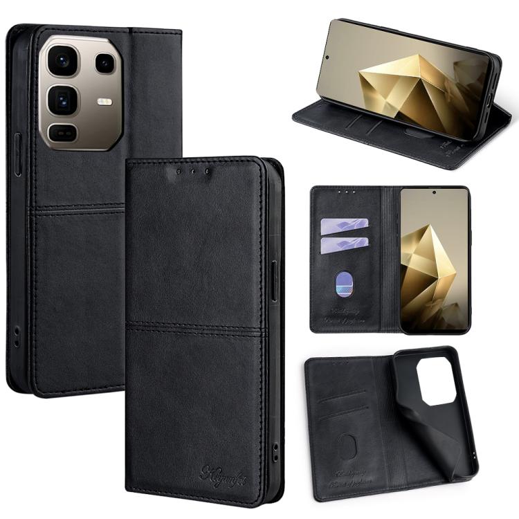 Cow Texture Magnetic Leather Phone Case, For Infinix Note 50x 5G, For Infinix Note 50 Pro+ 5G, For Infinix Note 50 4G, For Infinix Note 40 5G