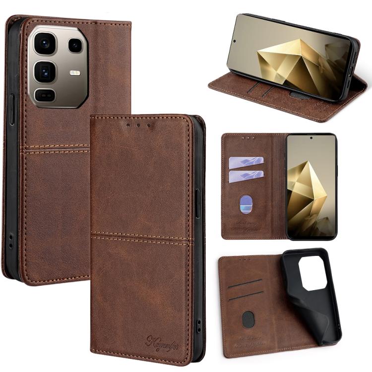 Cow Texture Magnetic Leather Phone Case, For Infinix Note 50x 5G, For Infinix Note 50 Pro+ 5G, For Infinix Note 50 4G, For Infinix Note 40 5G