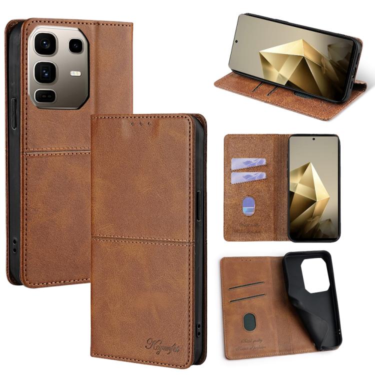 Cow Texture Magnetic Leather Phone Case