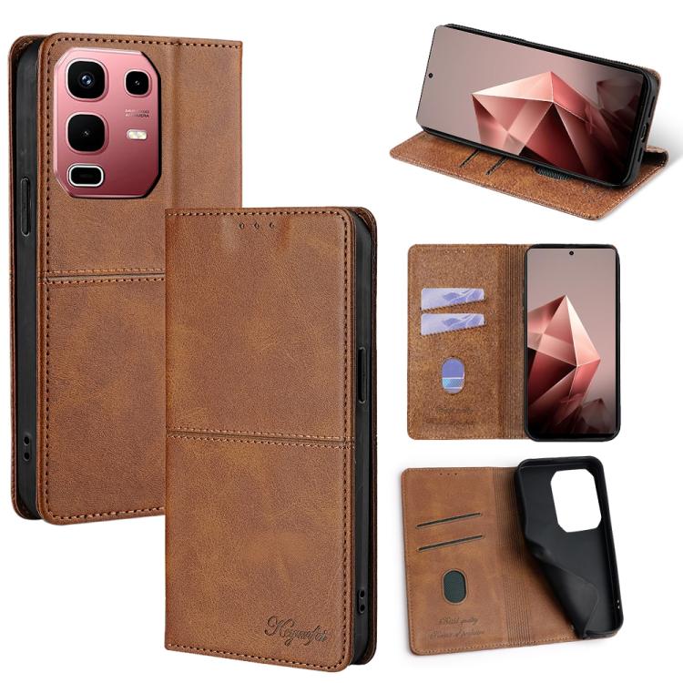 Cow Texture Magnetic Leather Phone Case, For Infinix Hot 60 Pro+ 4G, For Infinix Hot 60 Pro 4G, For Infinix Smart 10 4G, For Infinix Note 50s 5G