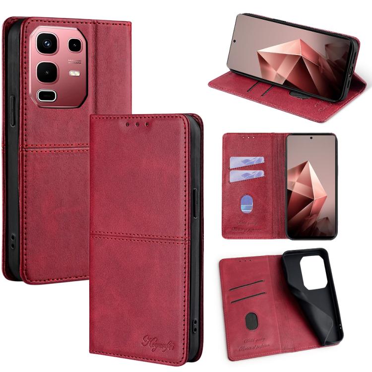 Cow Texture Magnetic Leather Phone Case, For Infinix Hot 60 Pro+ 4G, For Infinix Hot 60 Pro 4G, For Infinix Smart 10 4G, For Infinix Note 50s 5G