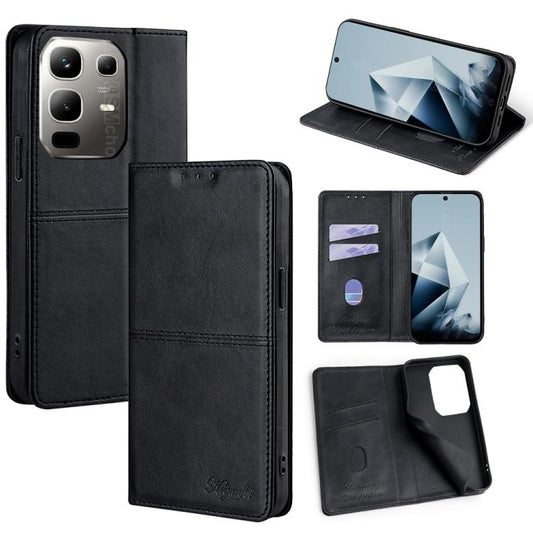 Cow Texture Magnetic Leather Phone Case, For Infinix Note 50x 5G, For Infinix Note 50 Pro+ 5G, For Infinix Note 50 4G, For Infinix Note 40 5G