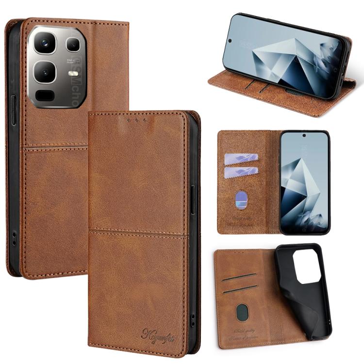 Cow Texture Magnetic Leather Phone Case, For Infinix Note 50x 5G, For Infinix Note 50 Pro+ 5G, For Infinix Note 50 4G, For Infinix Note 40 5G