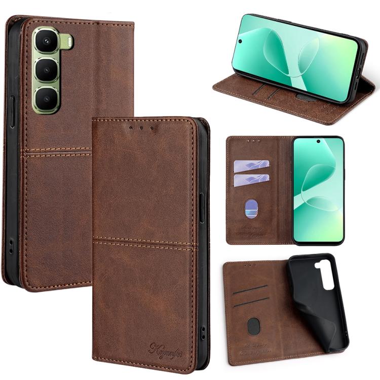 Cow Texture Magnetic Leather Phone Case, For Infinix Note Edge 5G, For Infinix Smart 20 4G, For Infinix Note 60 5G, For Infinix Hot 60 5G