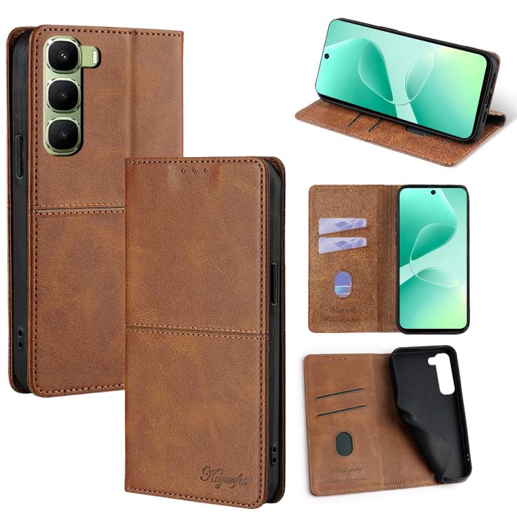 Cow Texture Magnetic Leather Phone Case, For Infinix Note Edge 5G, For Infinix Smart 20 4G, For Infinix Note 60 5G, For Infinix Hot 60 5G