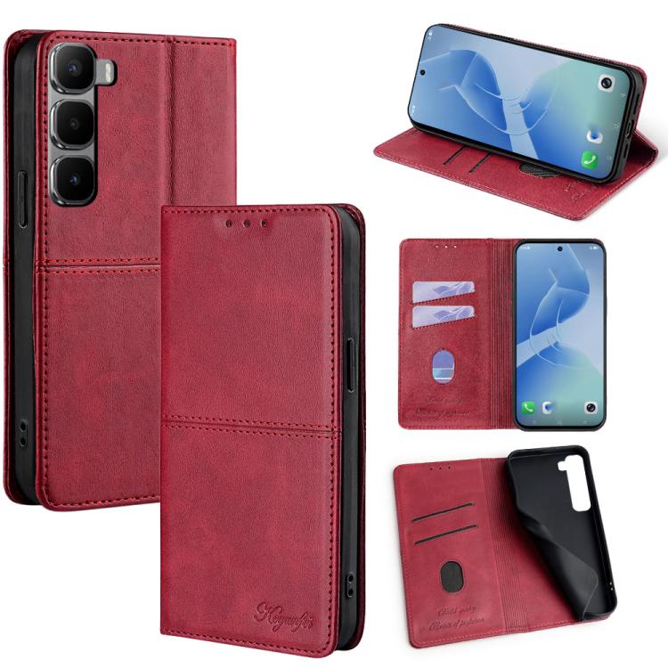 Cow Texture Magnetic Leather Phone Case, For Infinix Hot 60 Pro+ 4G, For Infinix Hot 60 Pro 4G, For Infinix Smart 10 4G, For Infinix Note 50s 5G